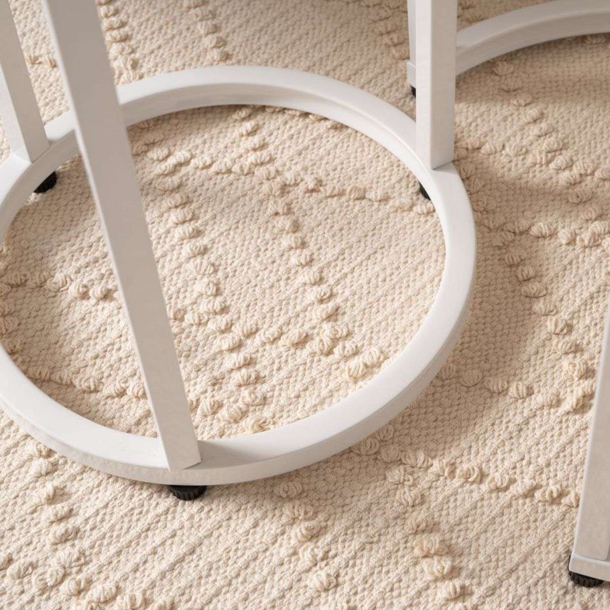 Vigo Nesting Side Tables - White