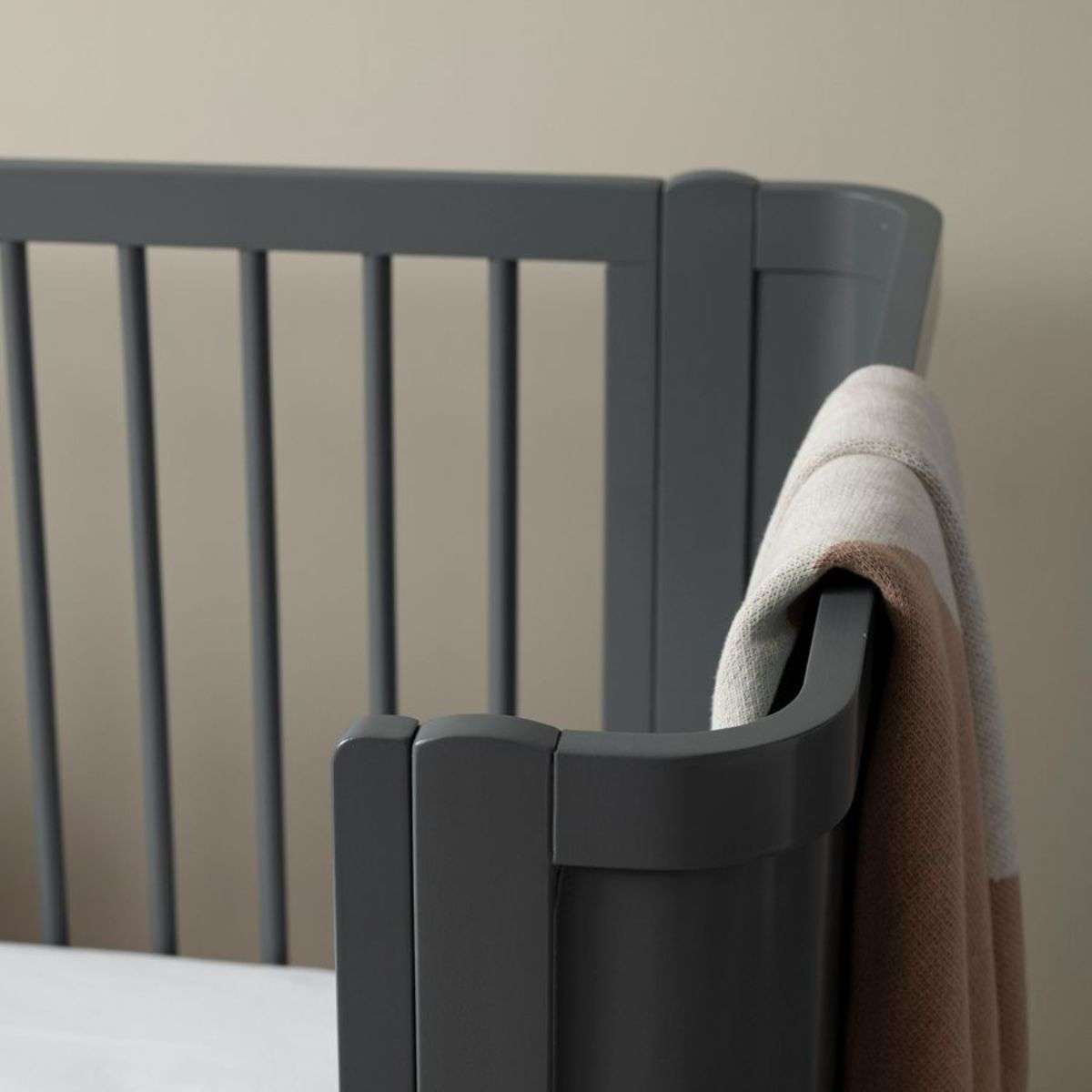 Orlando Cot Toddler Bed Conversion - Charcoal