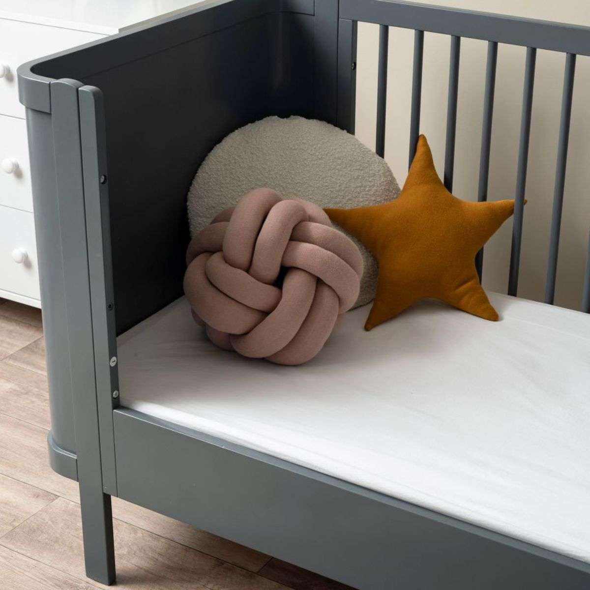Orlando Cot Toddler Bed Conversion - Charcoal
