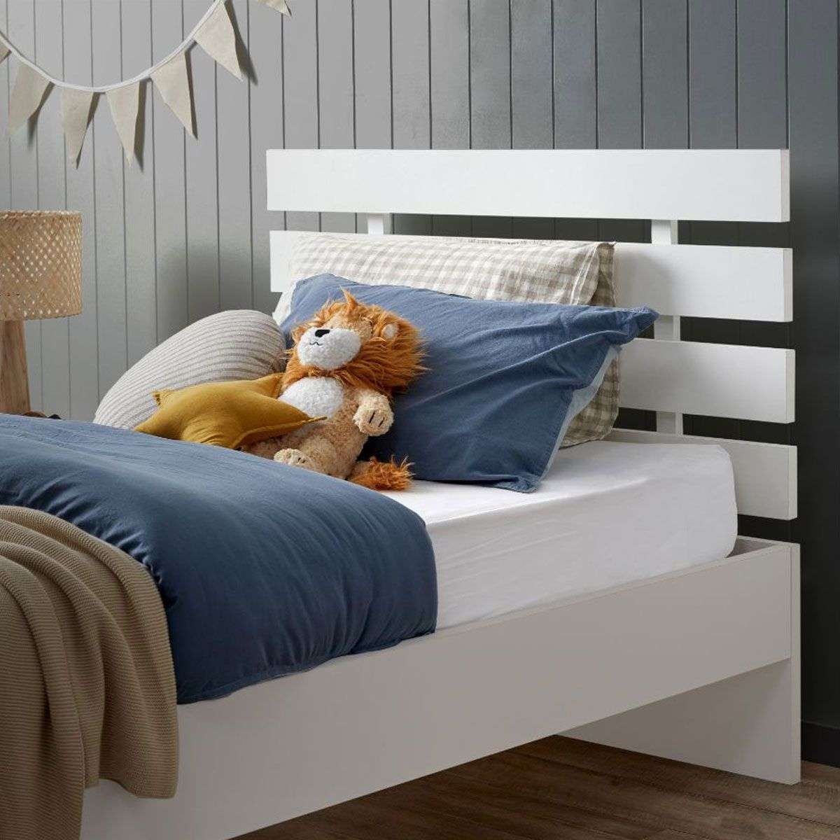 Soren Single Bed - White