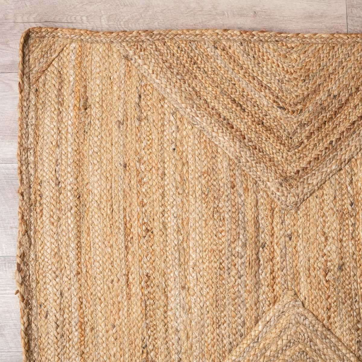 Mia Diamond Jute Rug - Extra Large - Natural