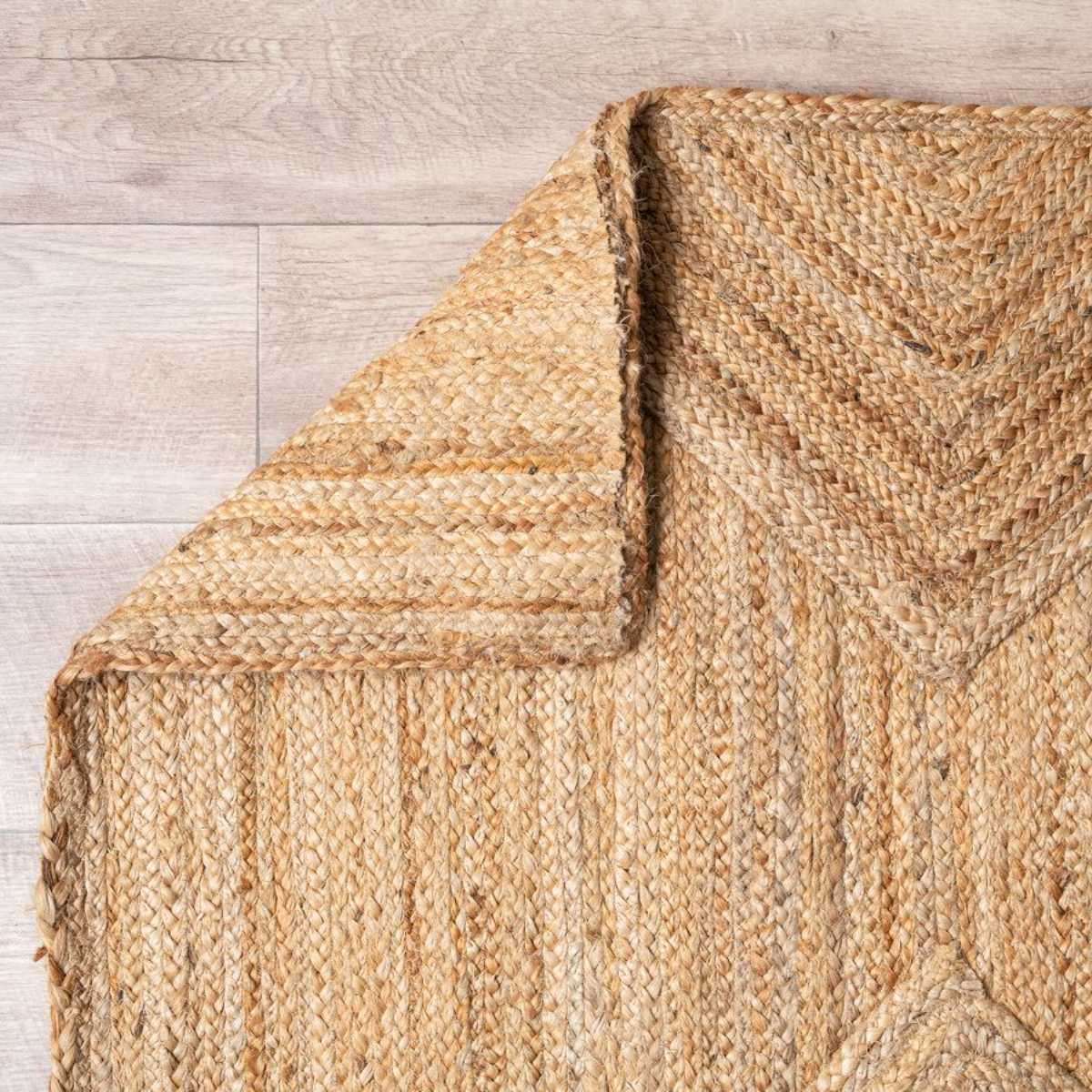 Mia Diamond Jute Rug - Extra Large - Natural