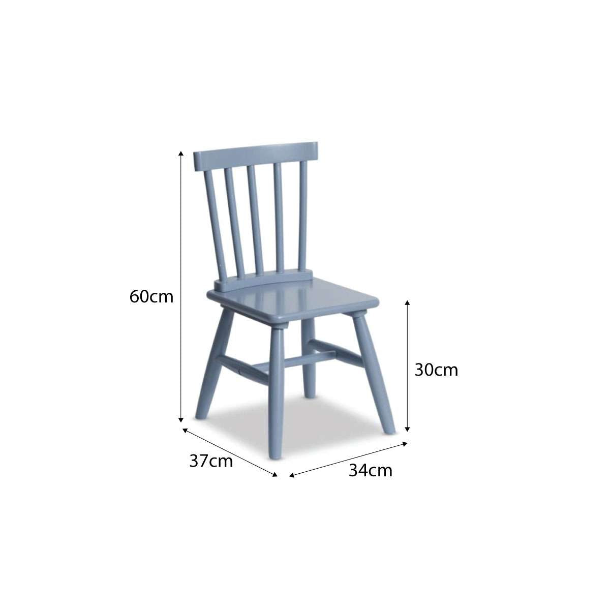 Annie Kids Chair - Charcoal