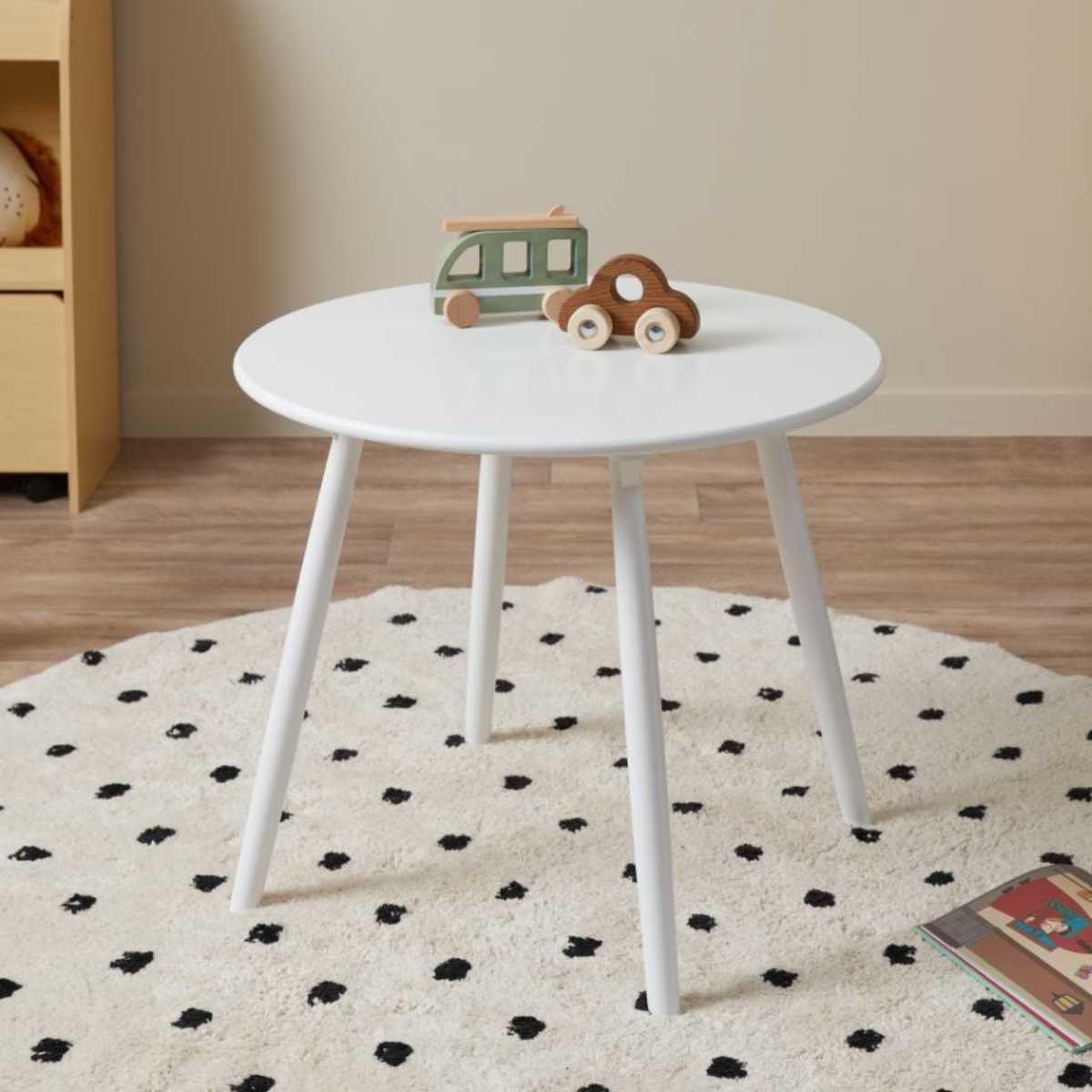 Annie Kids Round Table - White