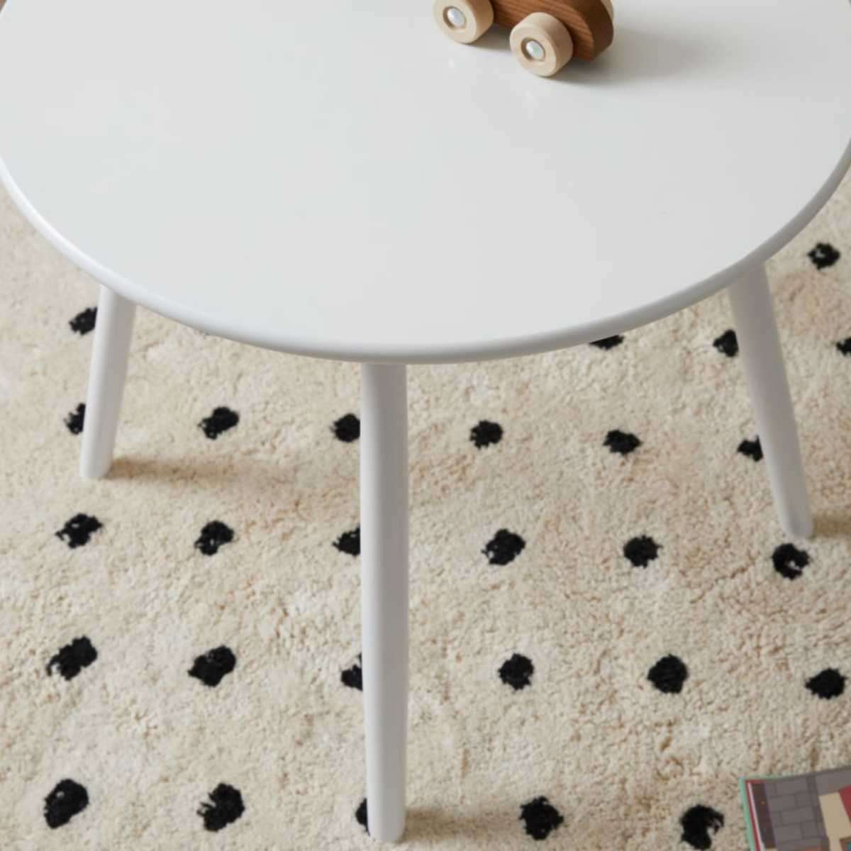 Annie Kids Round Table - White