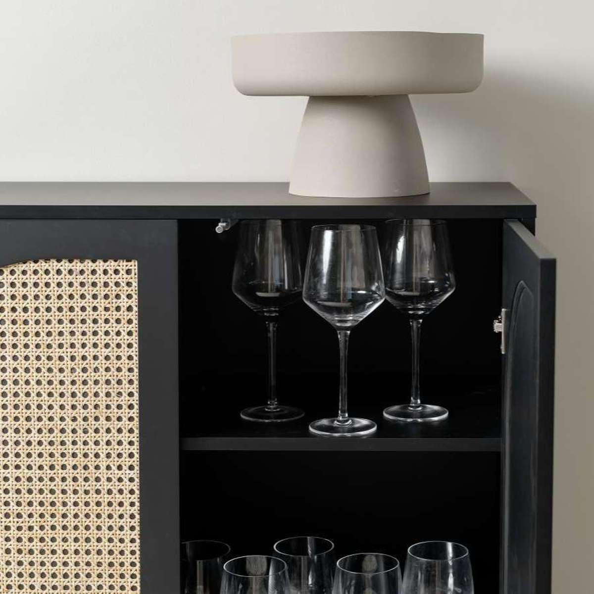 Claremont Two Door Cabinet - Black