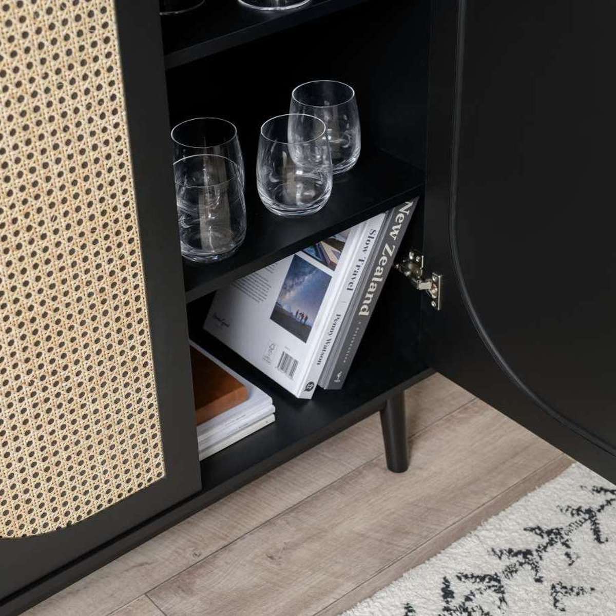 Claremont Two Door Cabinet - Black