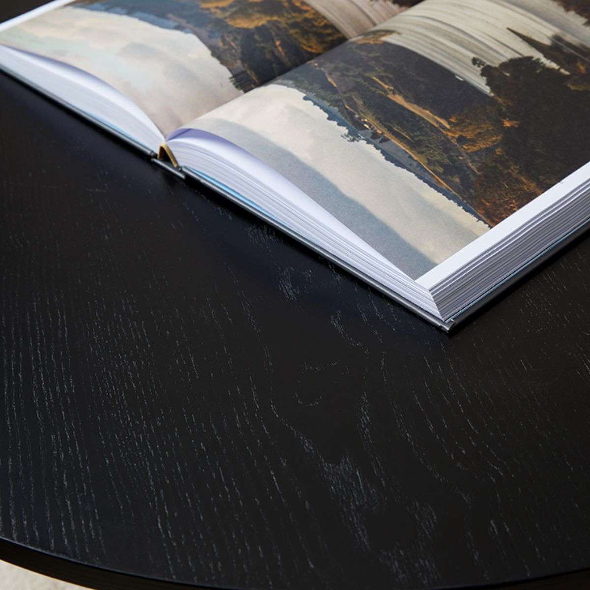 Zander Round Coffee Table - Black
