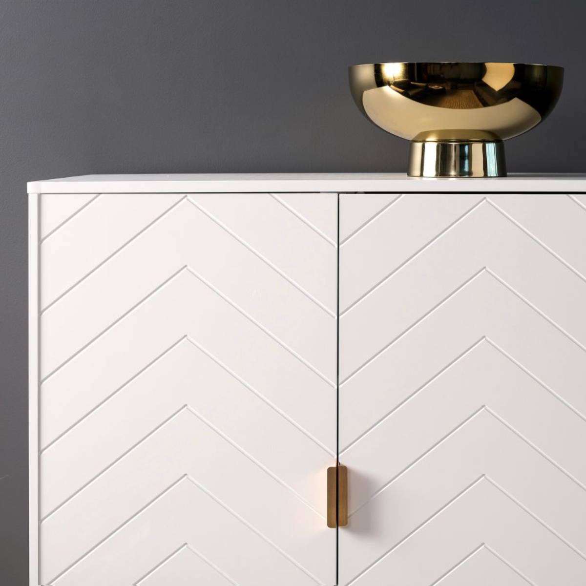 Inca Two Door Cabinet - White