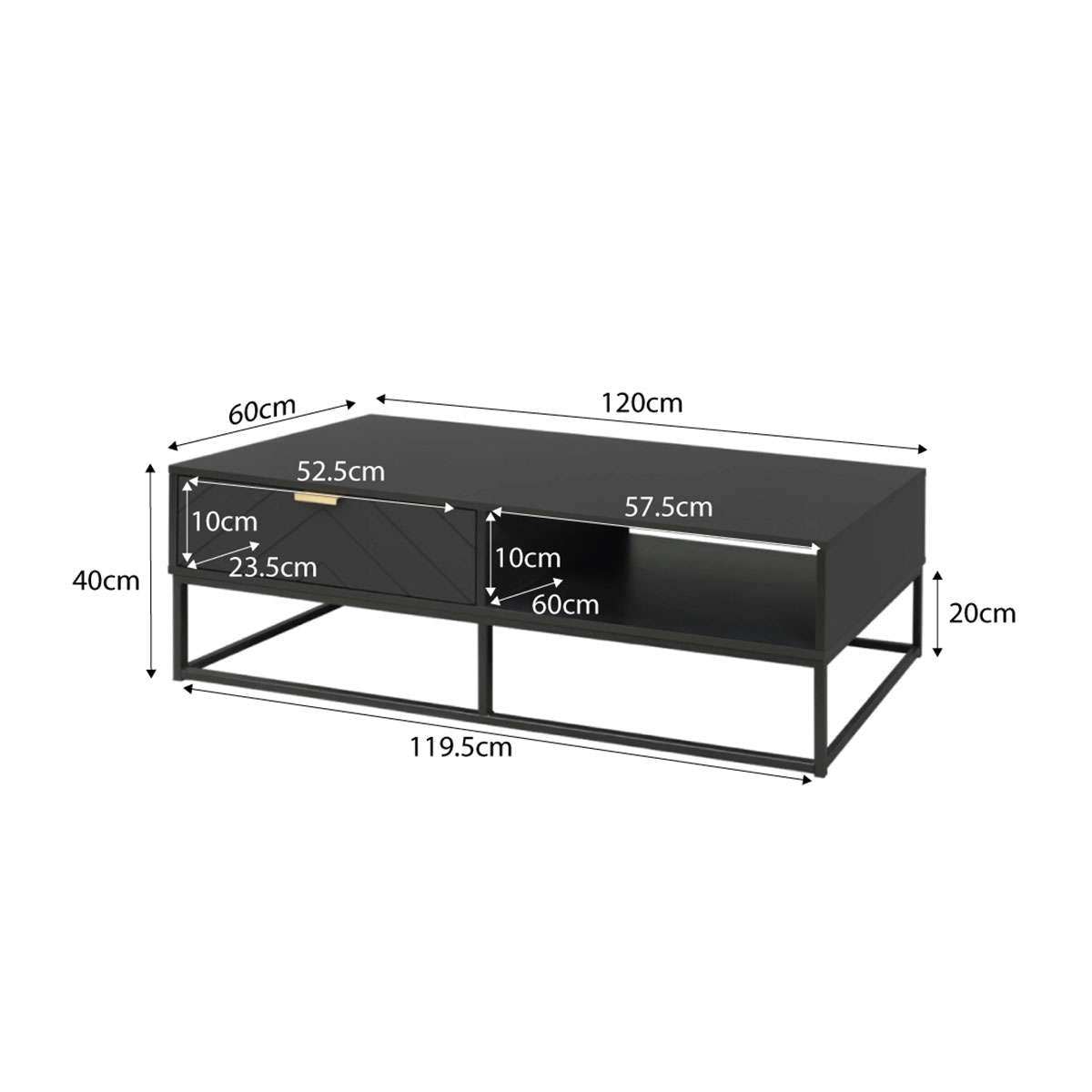 Inca Coffee Table - White