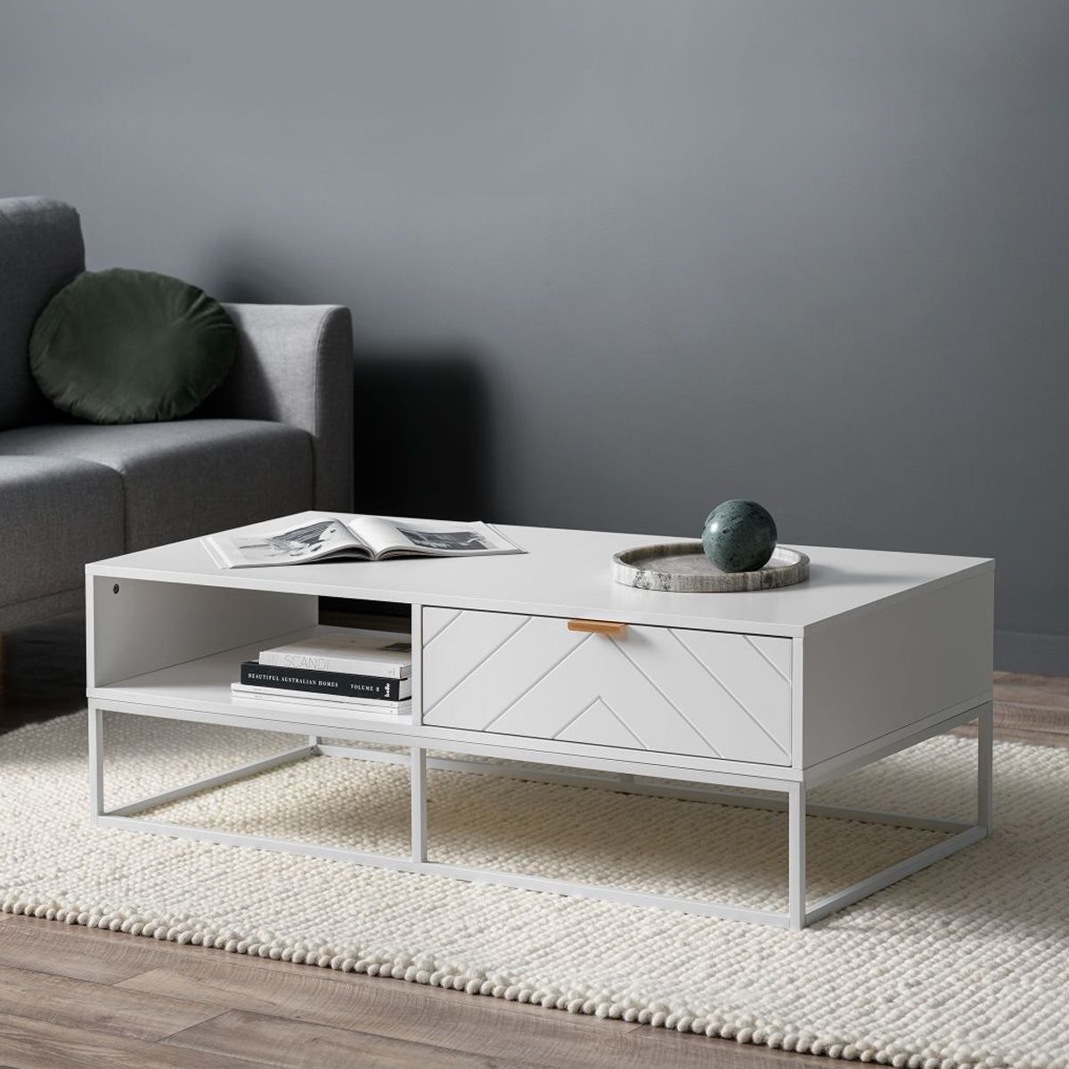 Inca Coffee Table - White