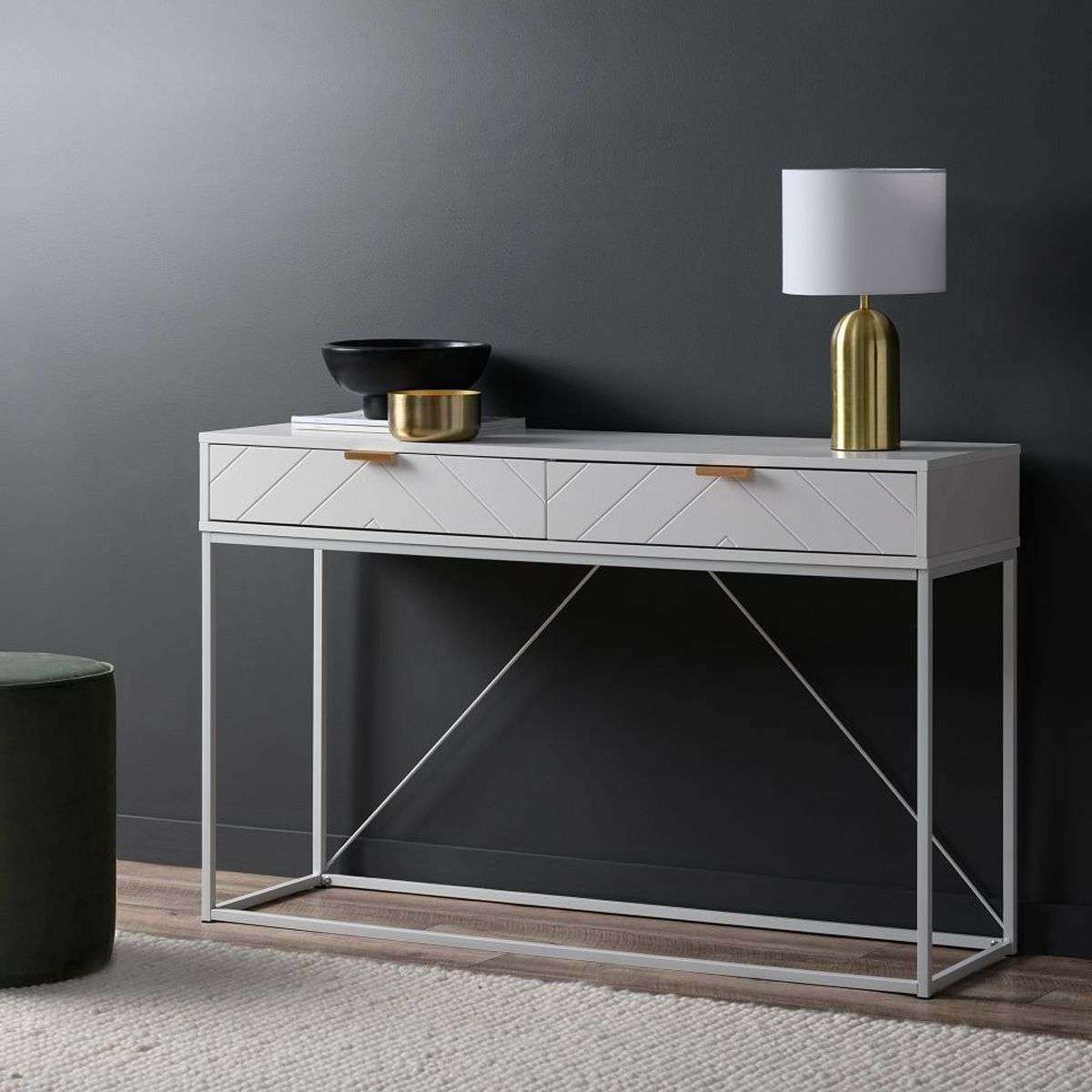 Inca Console Table - White
