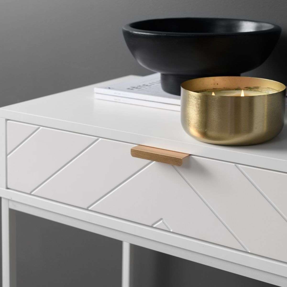 Inca Console Table - White
