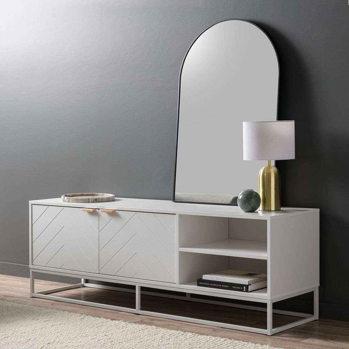Inca Entertainment Unit - White