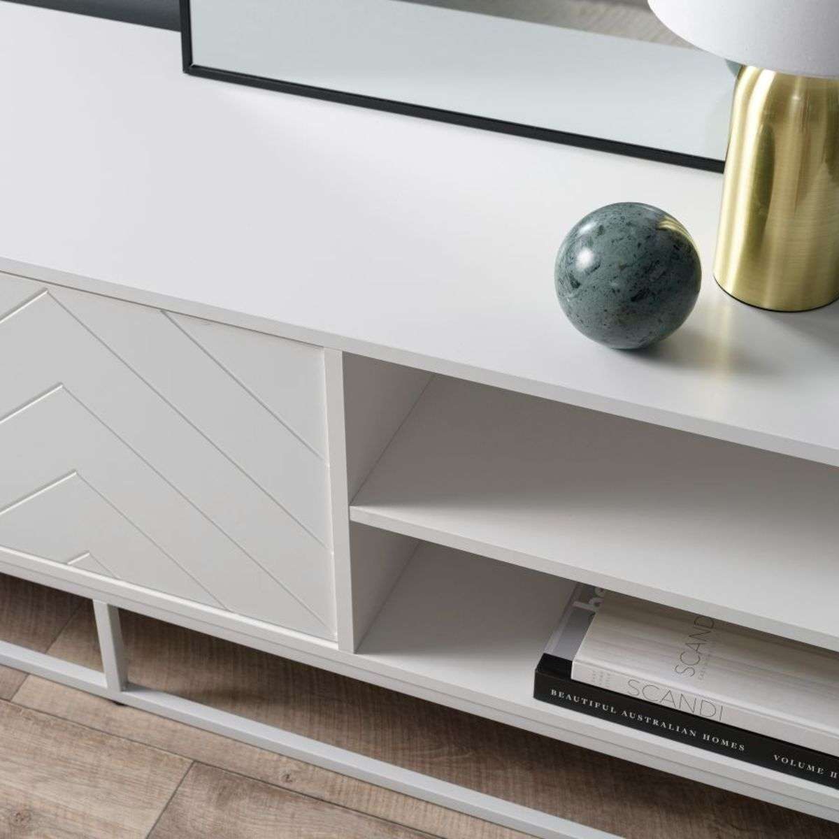 Inca Entertainment Unit - White