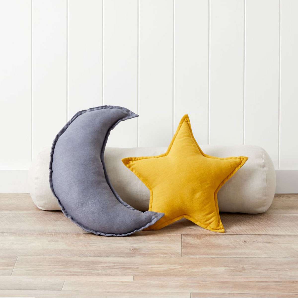 Mocka Linen Bolster Cushion - Oatmeal