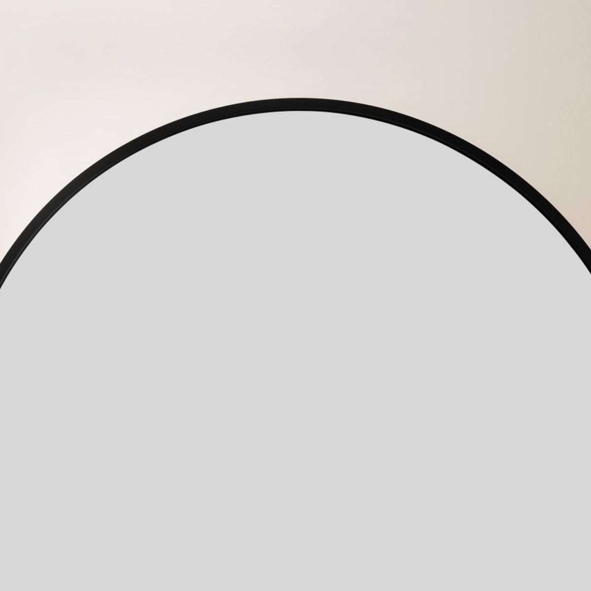 Jackson Metal Arch Full Length Freestanding Mirror - Black