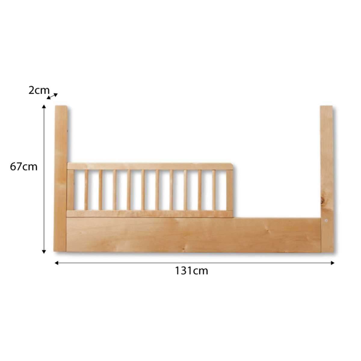 Aspen Black/Natural 3-in-1 Cot Conversion Bundle