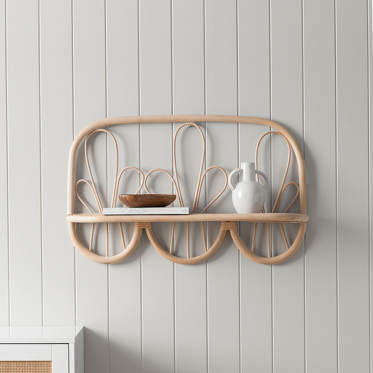 Ziggy Rattan Wall Shelf Ledge