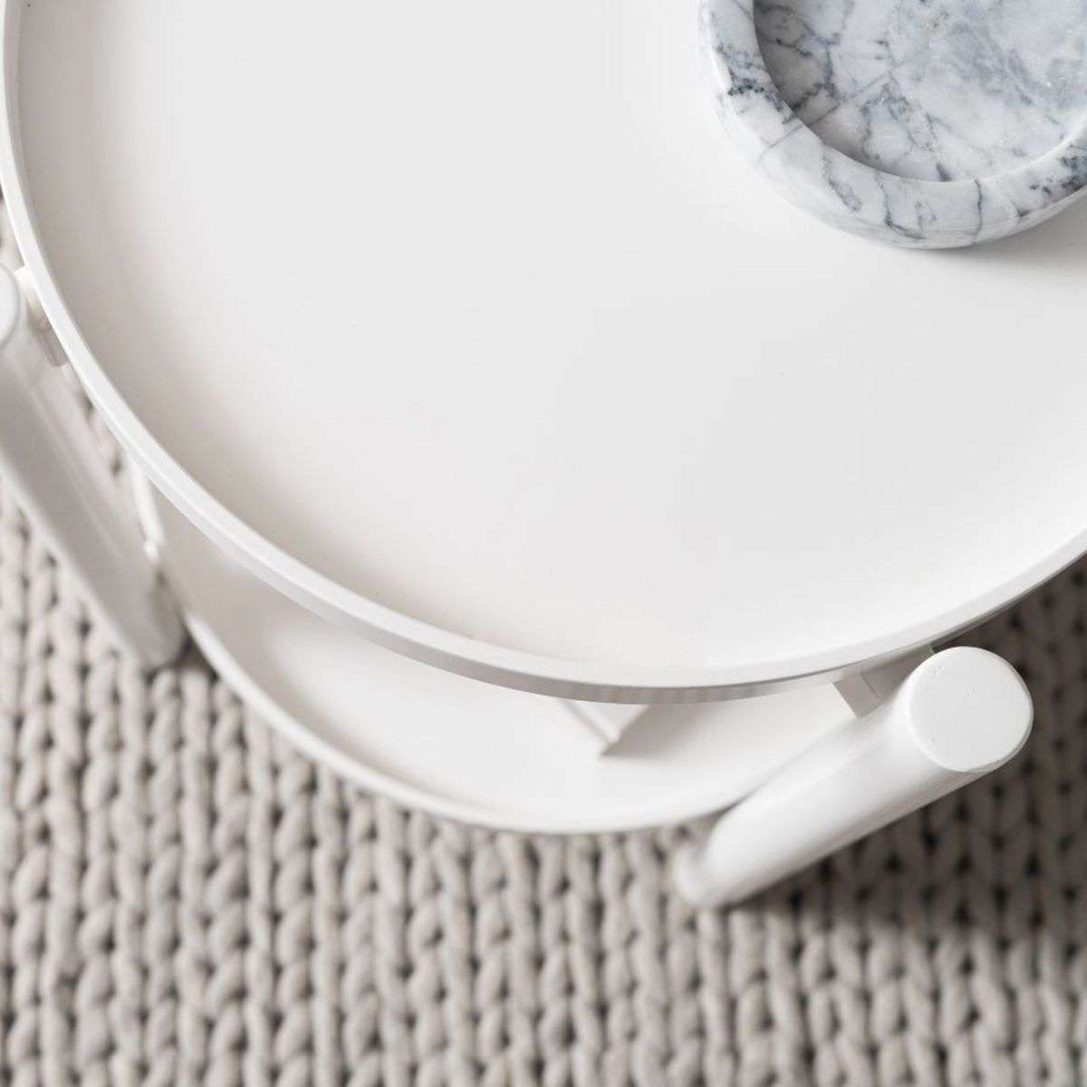 Olwyn Side Table - White
