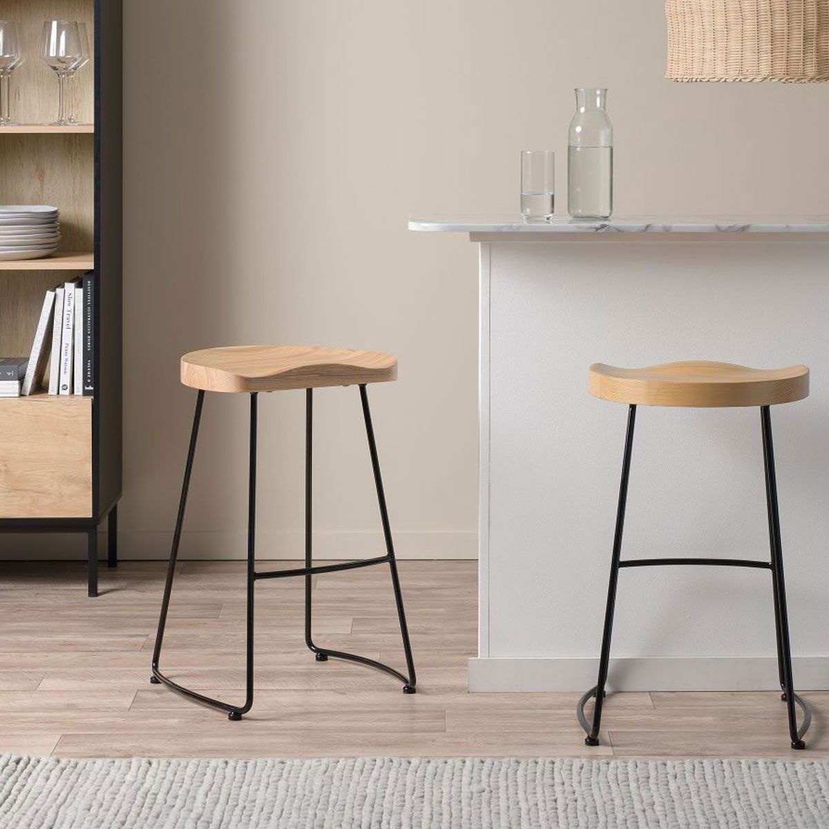 Levi Bar Stool - Black