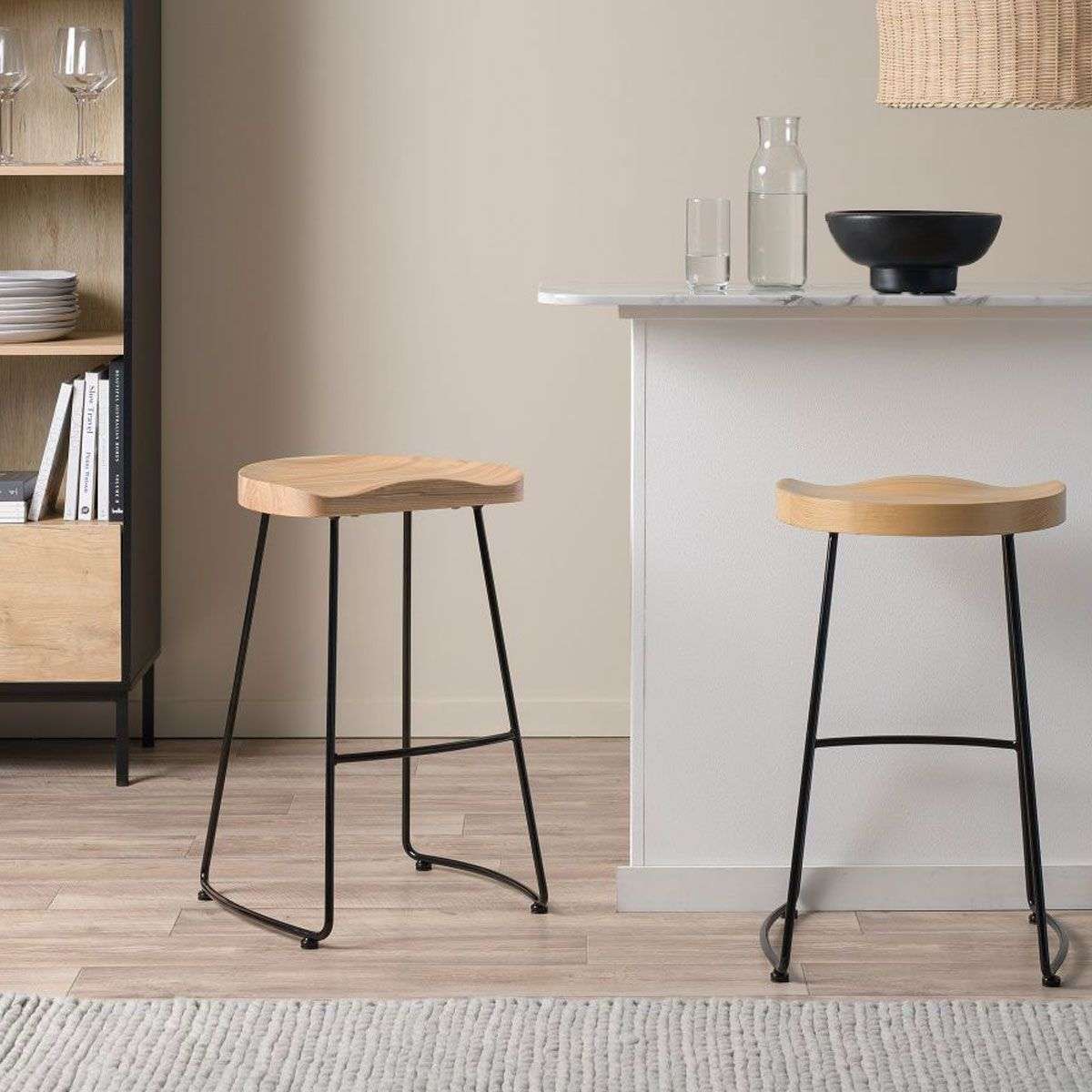 Levi Bar Stool - Black