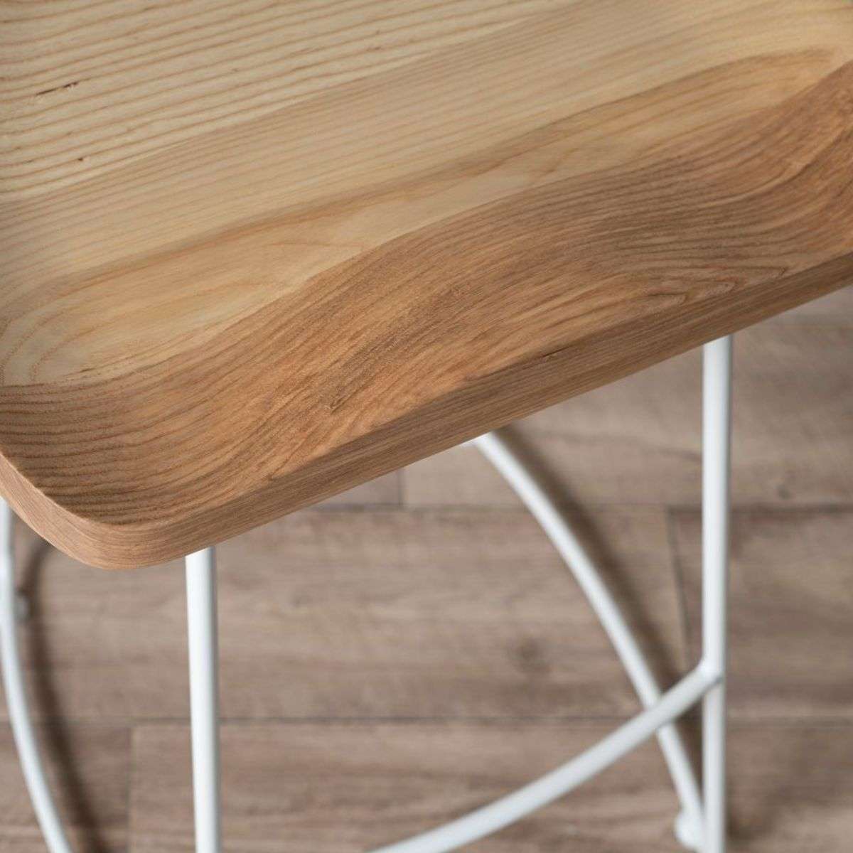 Levi Bar Stool - White