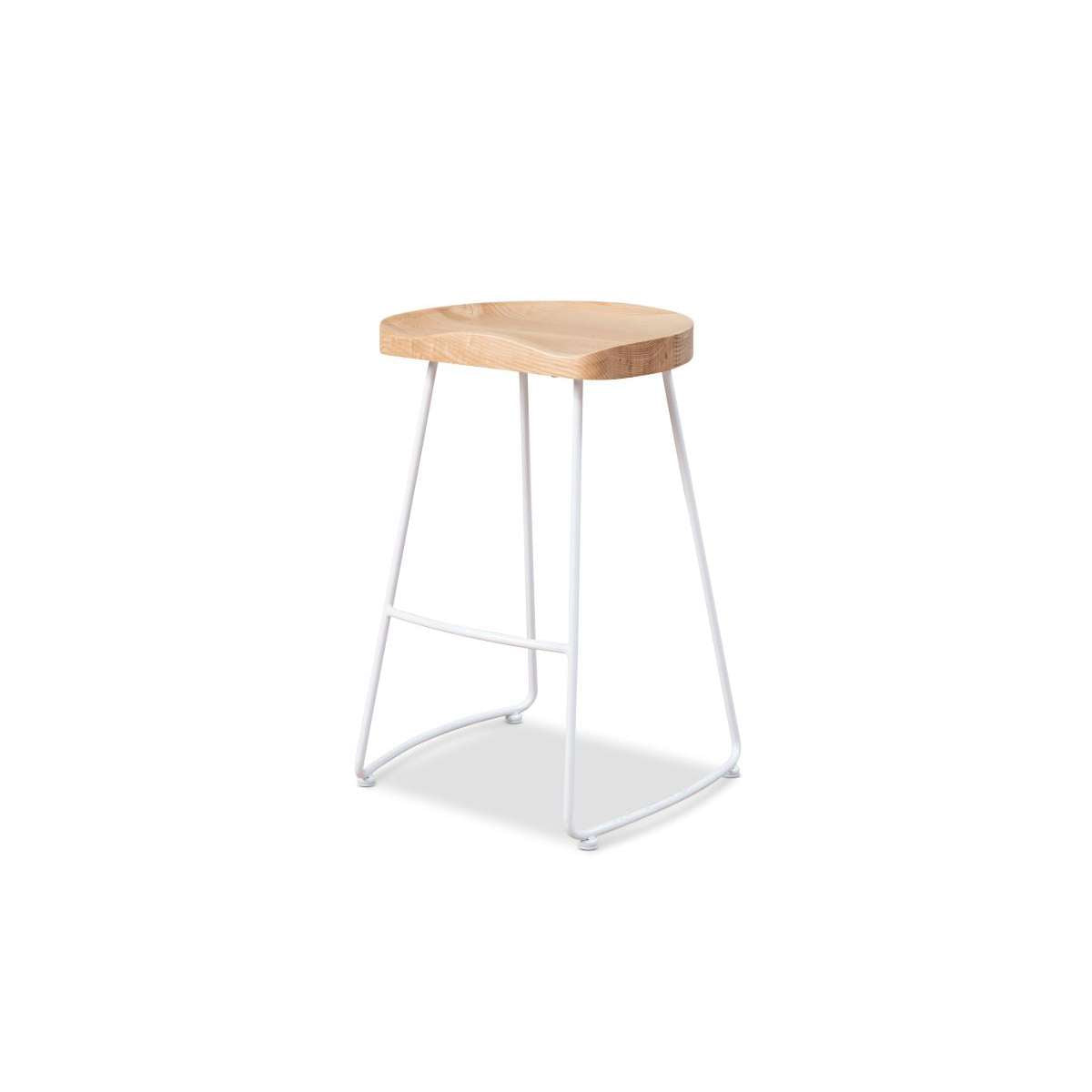 Levi Bar Stool - White