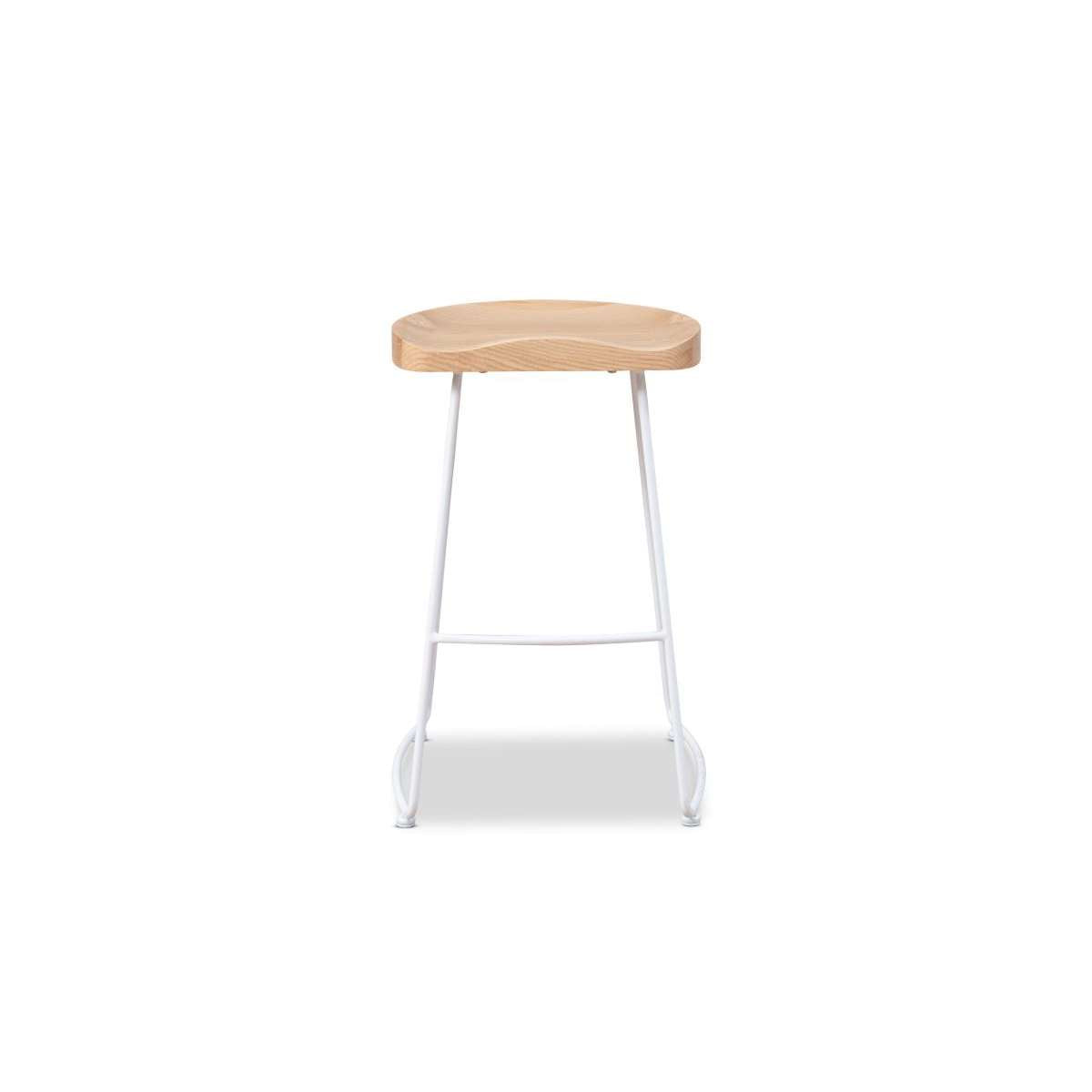 Levi Bar Stool - White