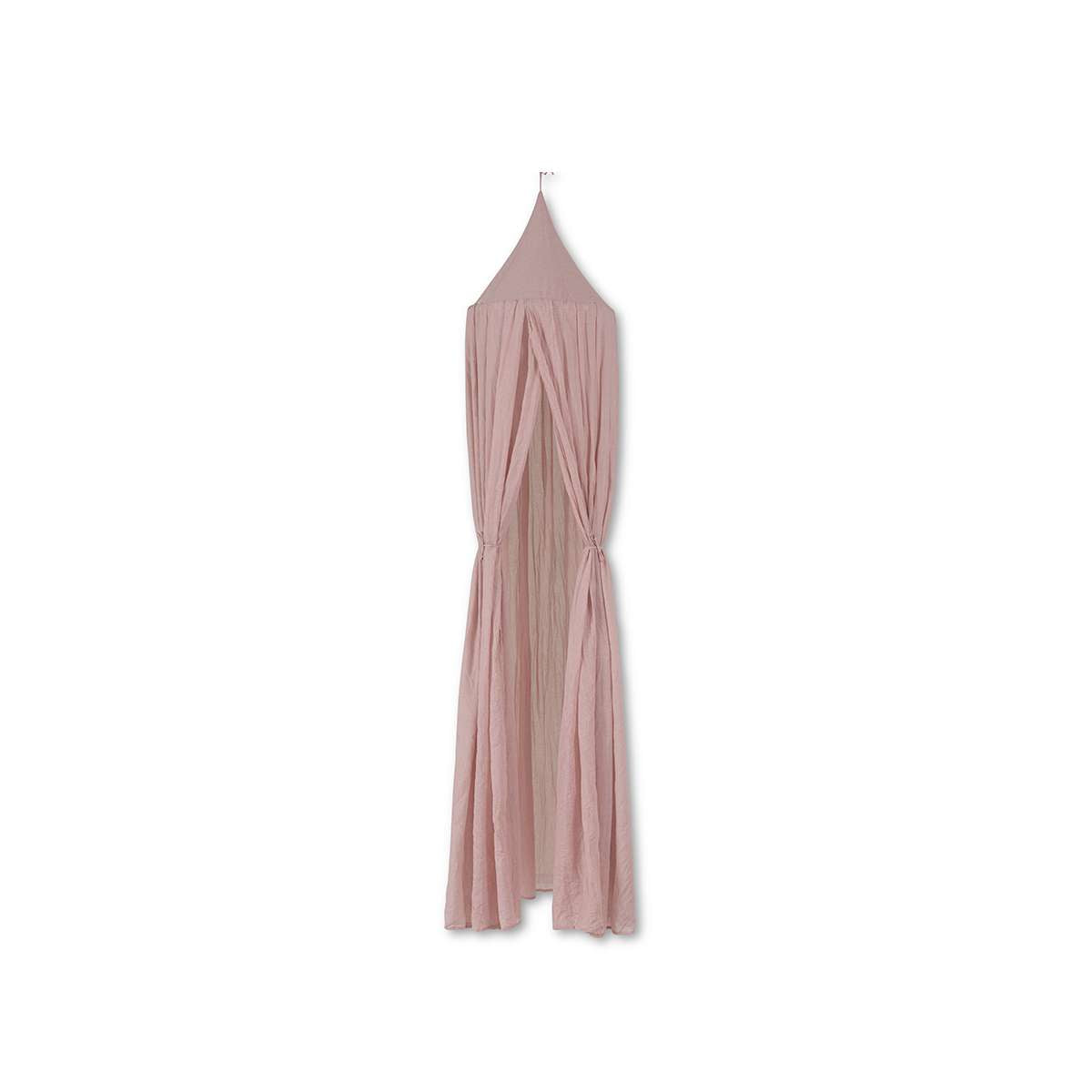 Mocka Linen Look Canopy - Blush Pink