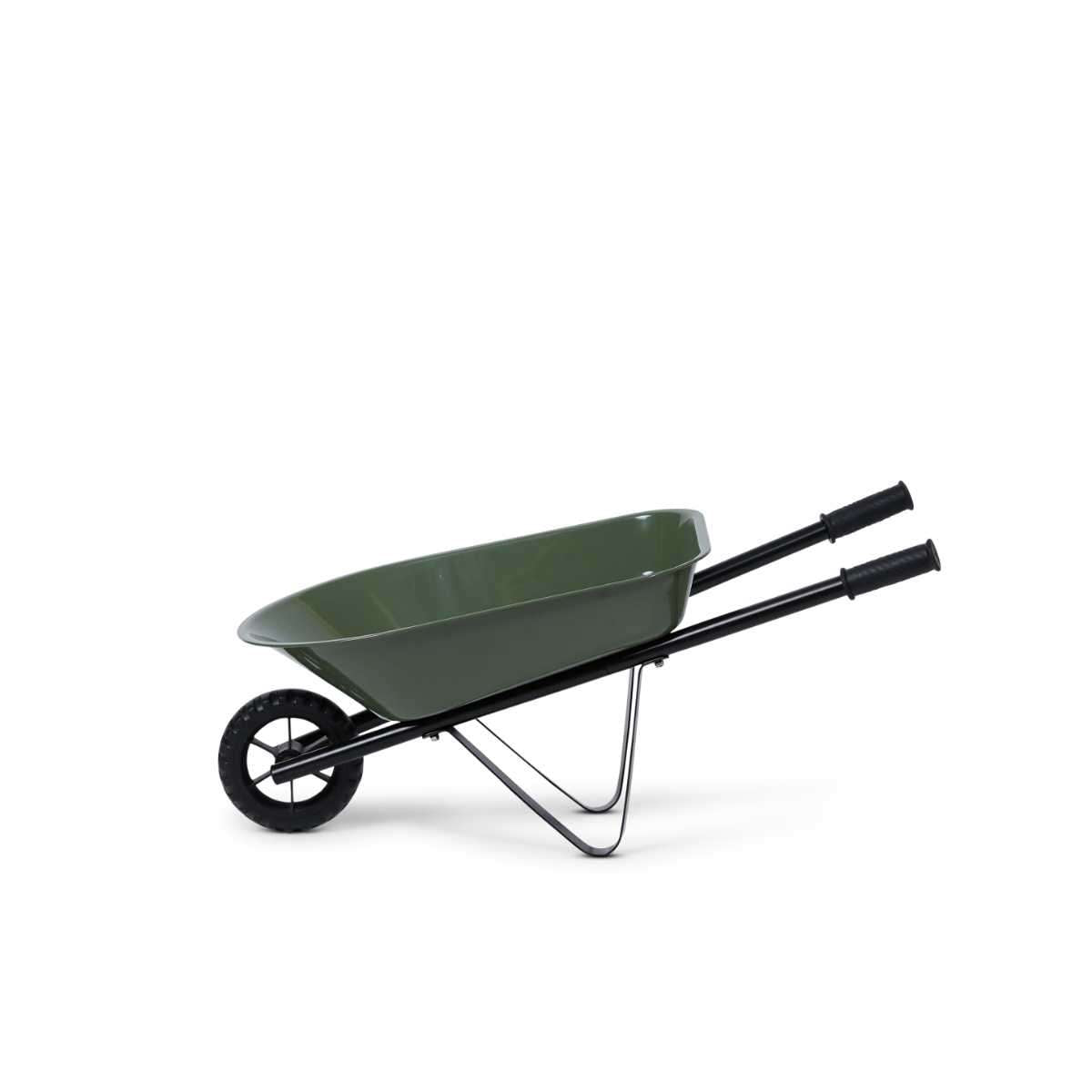 Mocka Kids Steel Wheelbarrow - Khaki