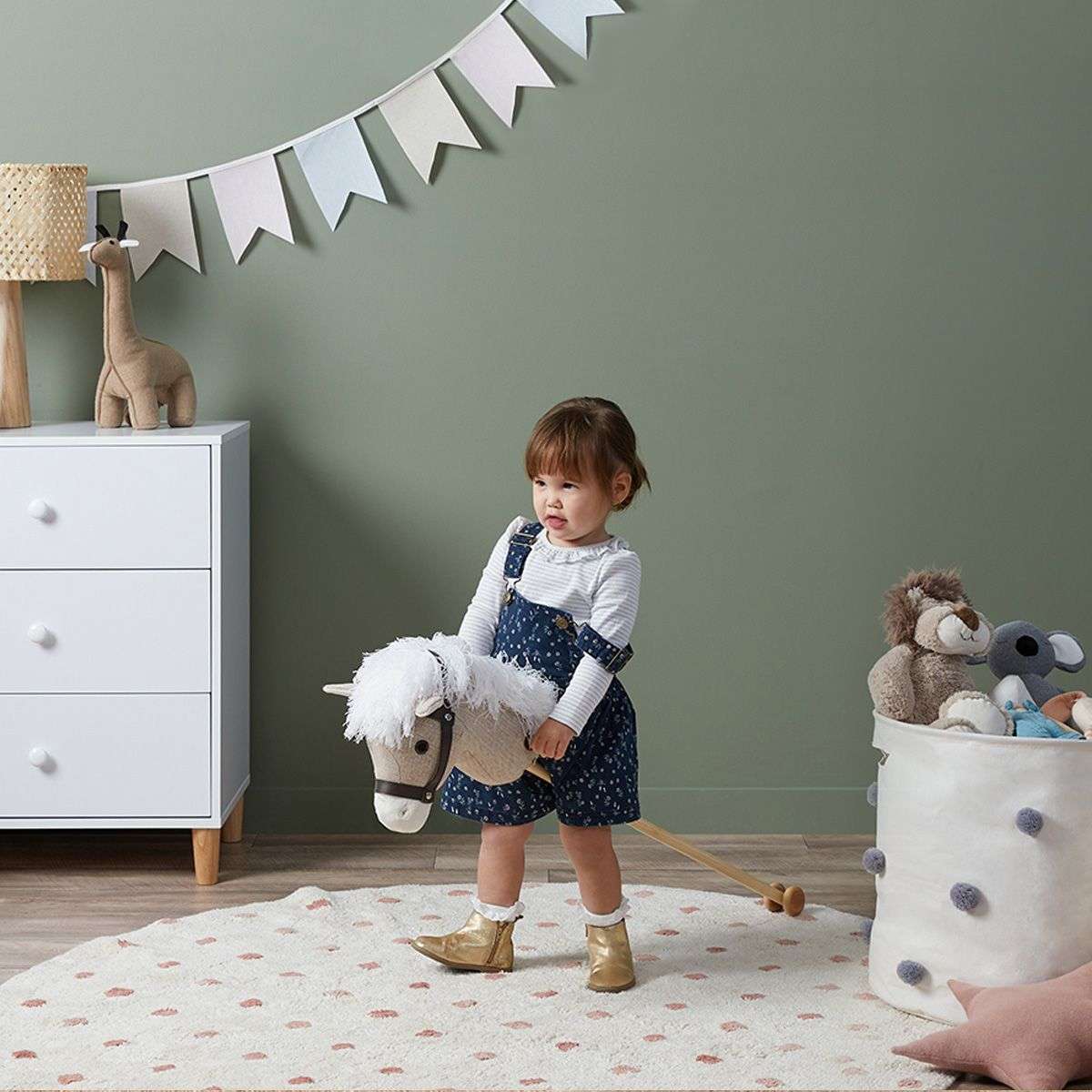 Kids Hobby Horse - Beige