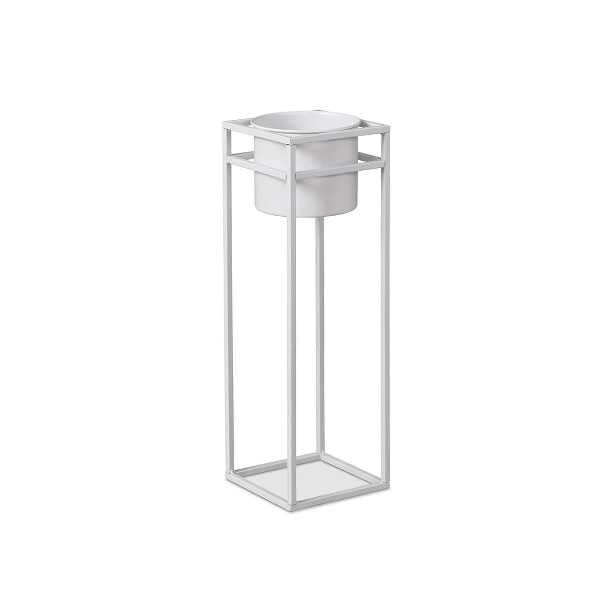 Brent Metal Plant Stand White - Tall