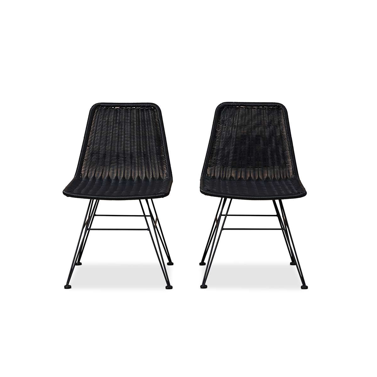 Xavier Dining Chair - Set of 2 - Black
