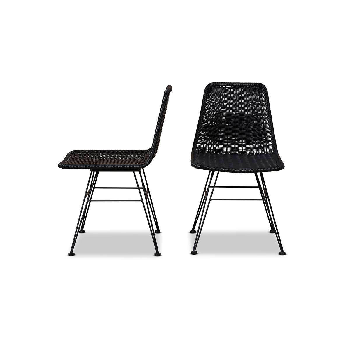 Xavier Dining Chair - Set of 2 - Black