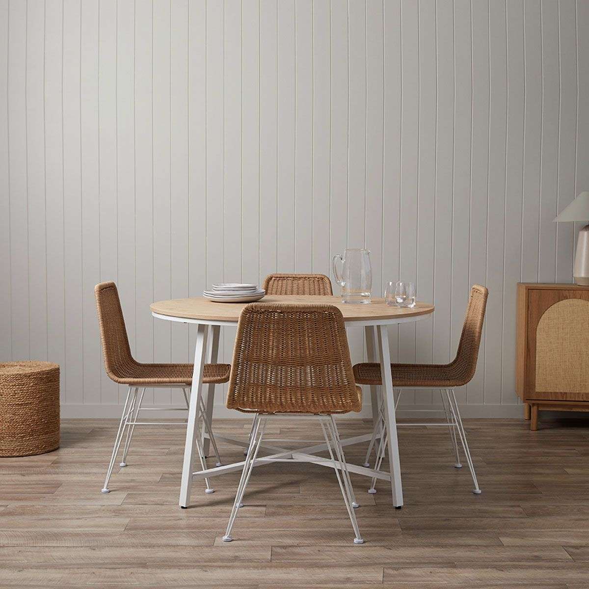 Reese 4 Seater Dining Table - White