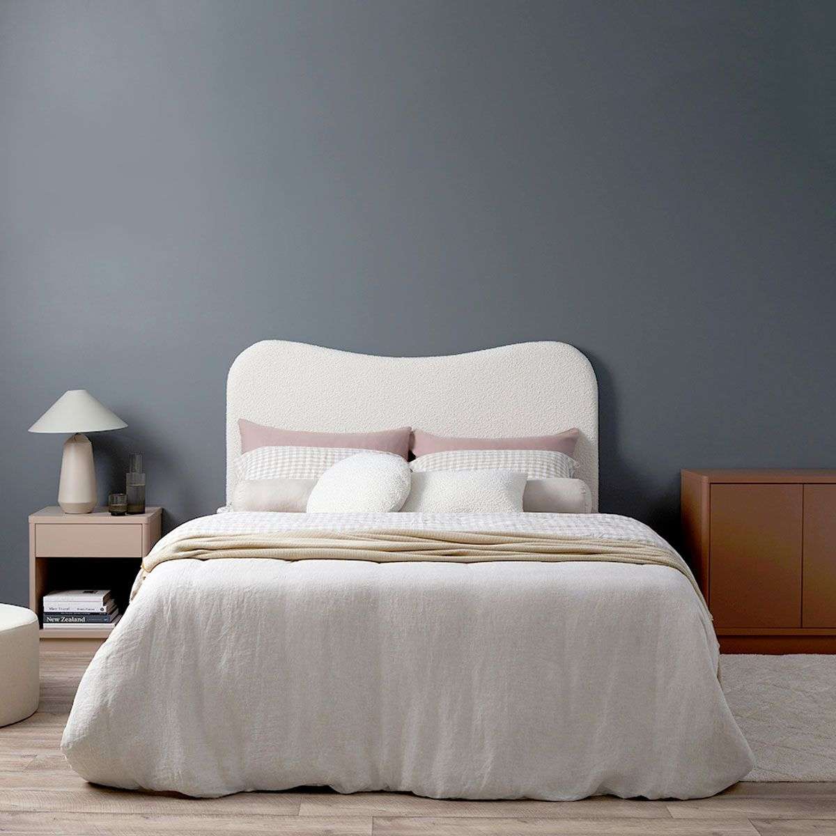 Boucle Queen Bedhead - Curve