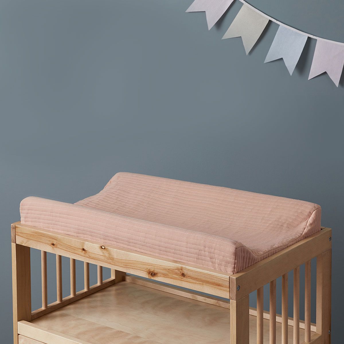 Mocka Cotton Change Mat Cover - Pink