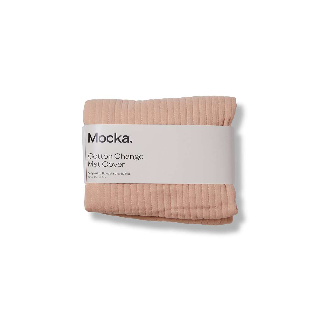Mocka Cotton Change Mat Cover - Pink