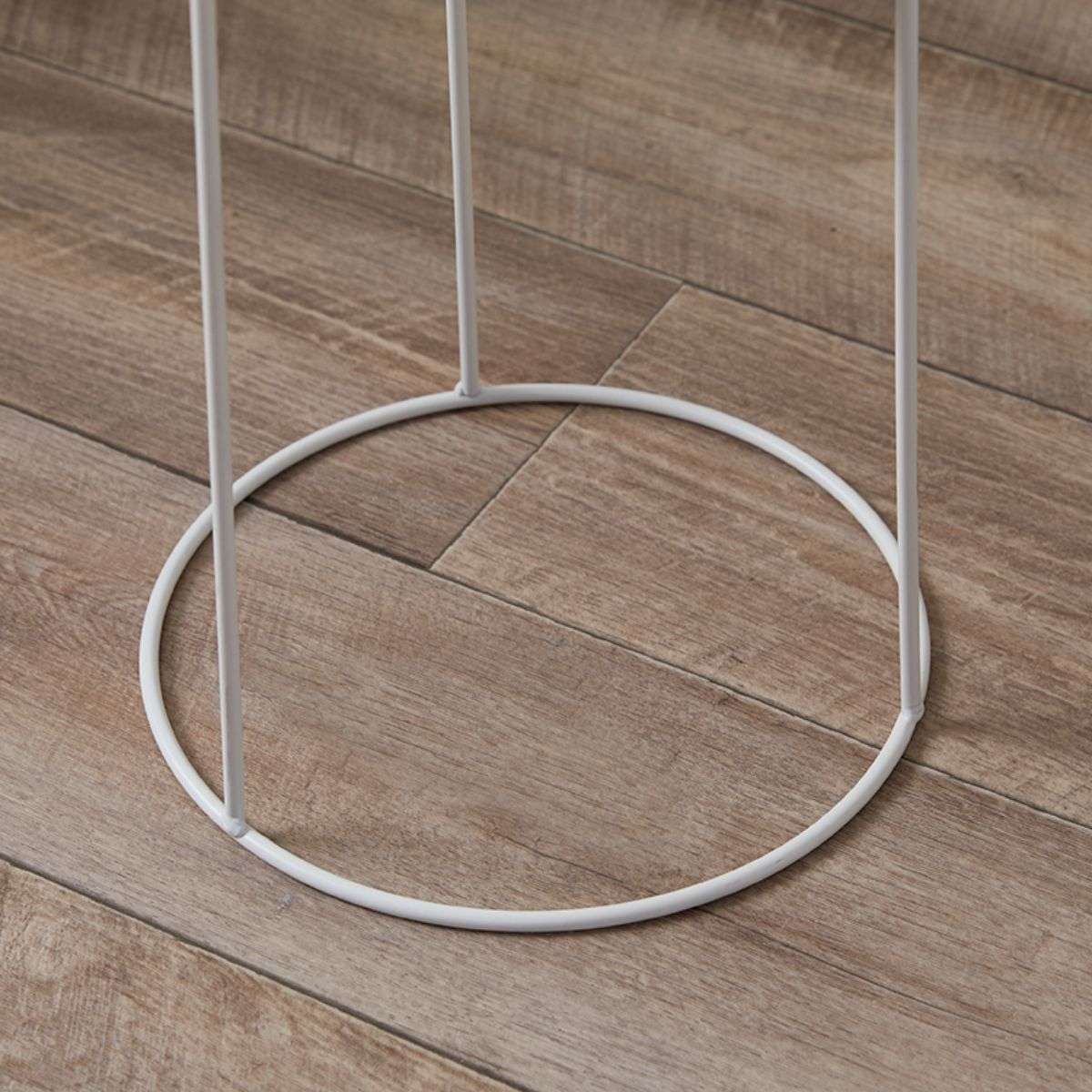 Constance Metal Plant Stand - White - Tall