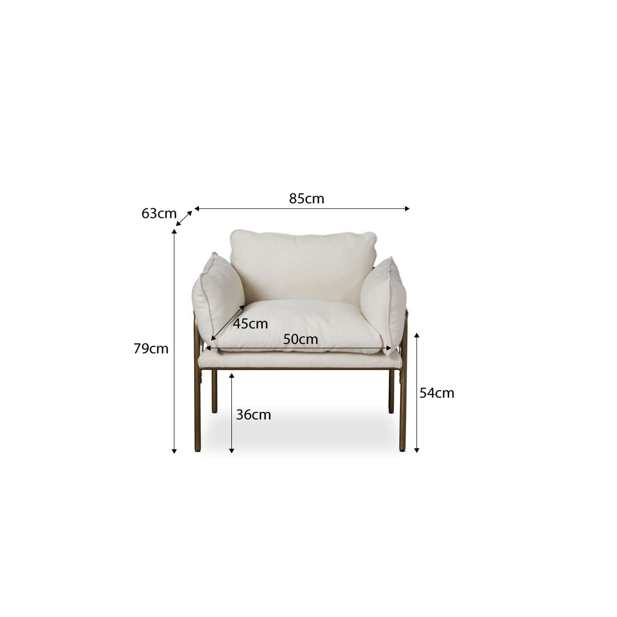Hubert Occasional Chair - Bronze