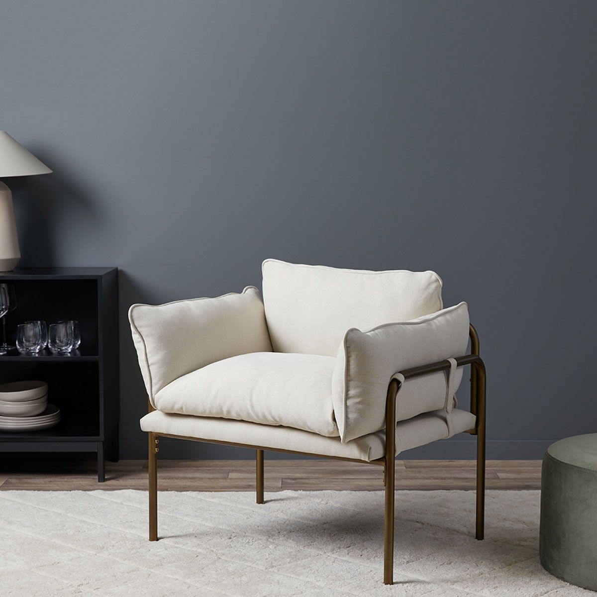 Hubert Occasional Chair - Bronze