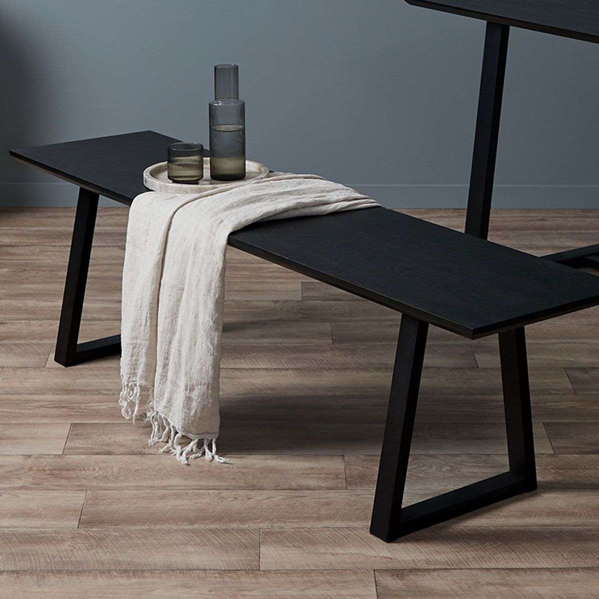 Zander Black Six Seater Dining Set