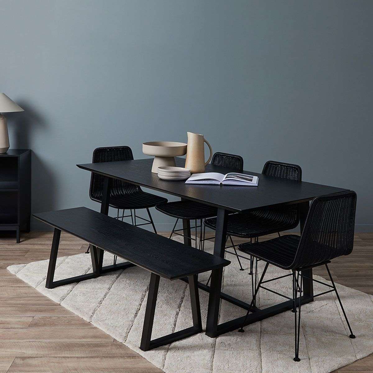Zander Bench Seat - Black