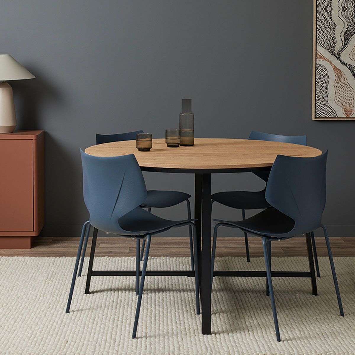 Pia Dining Chair - Set of 2 - Steel