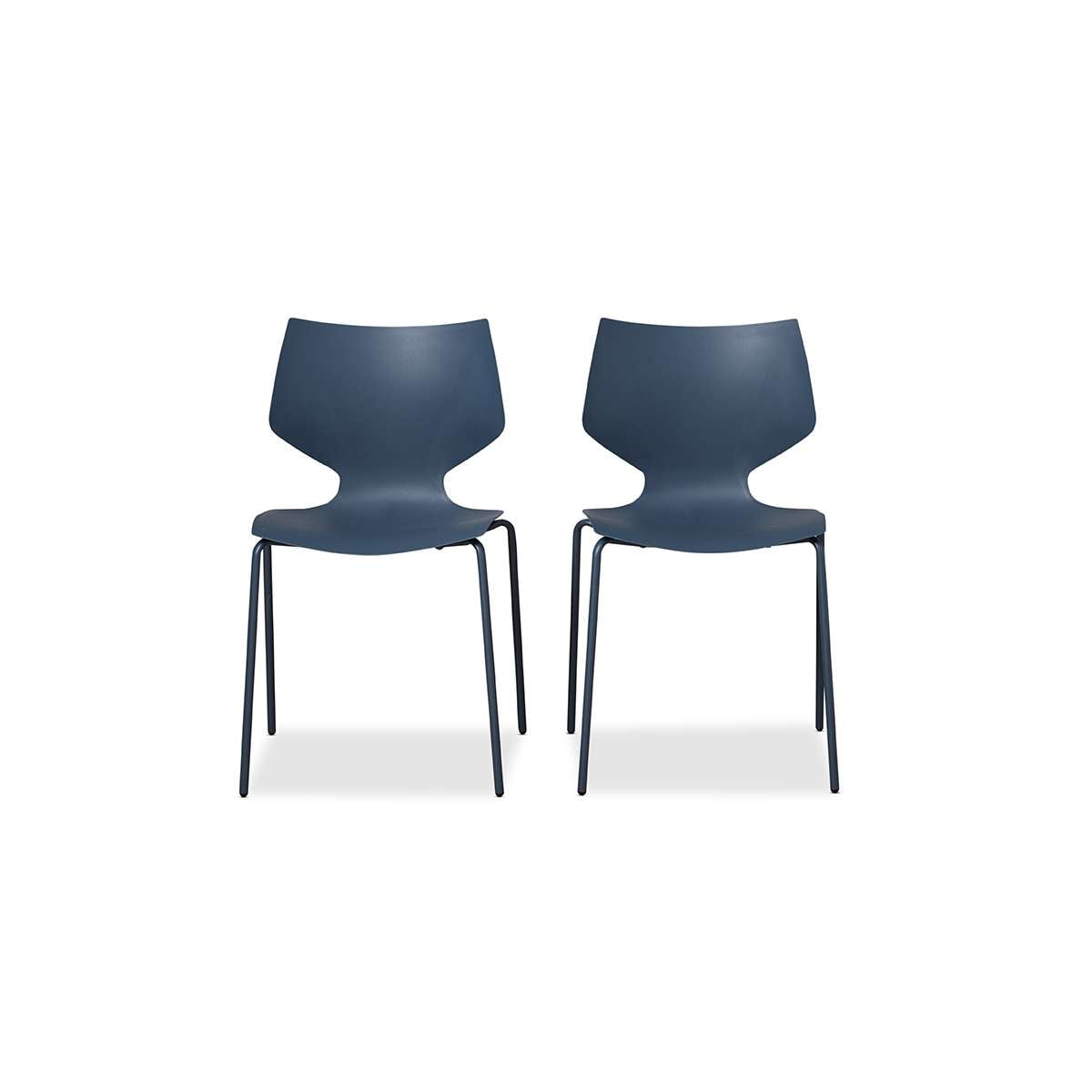 Pia Dining Chair - Set of 2 - Steel