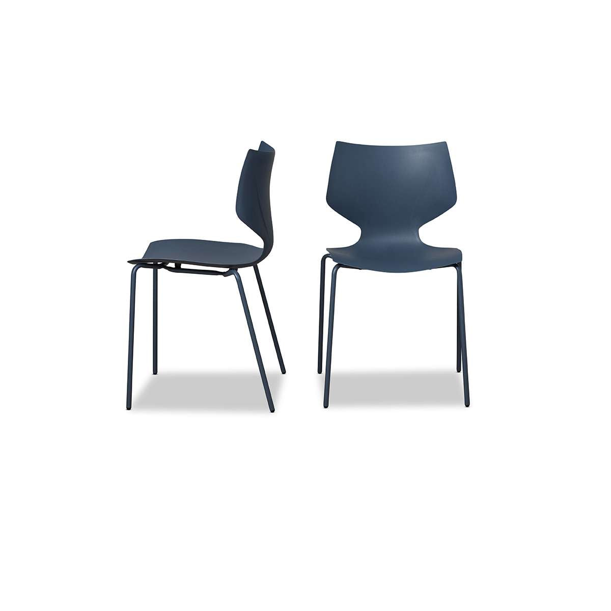 Pia Dining Chair - Set of 2 - Steel