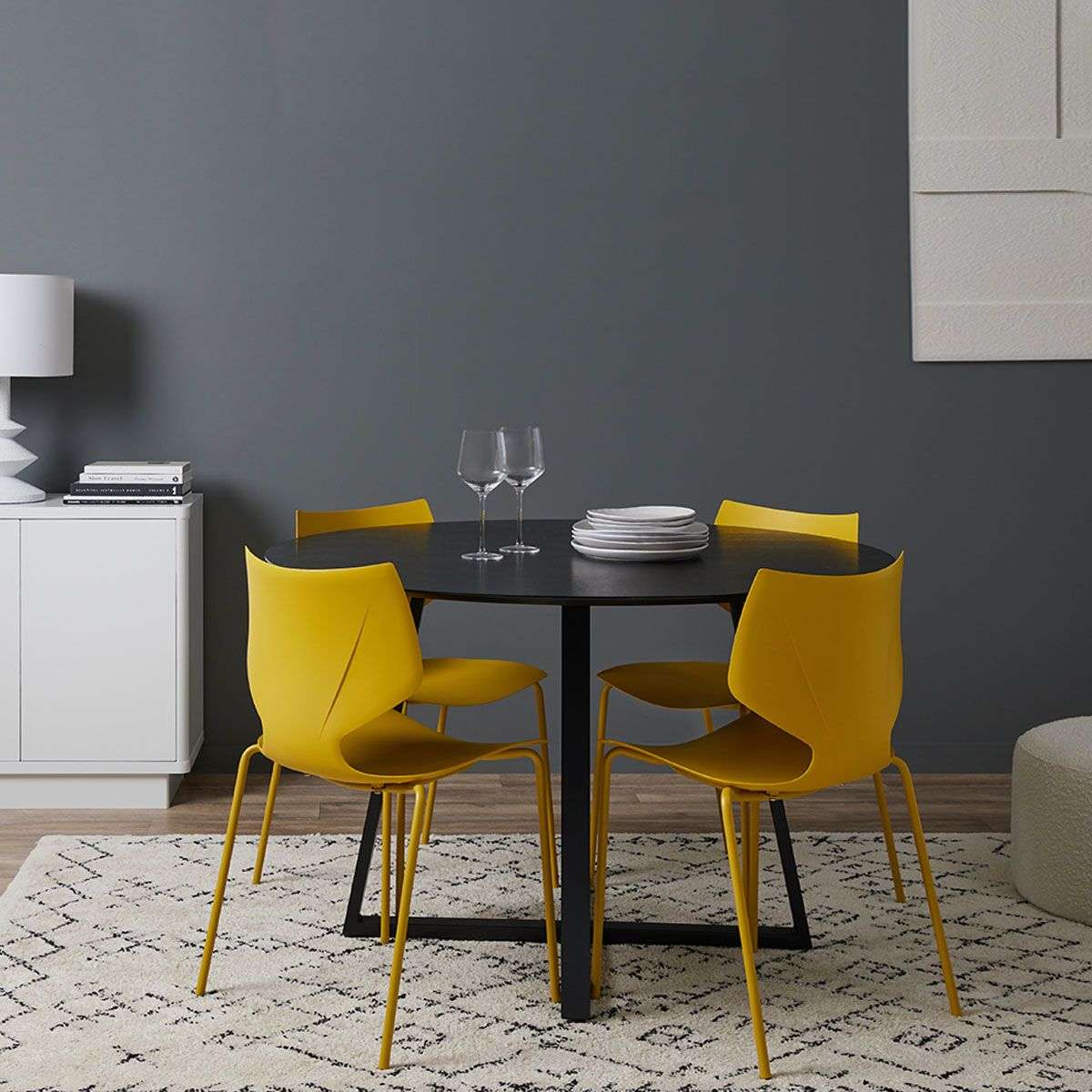Pia Dining Chair - Set of 2 - Marigold