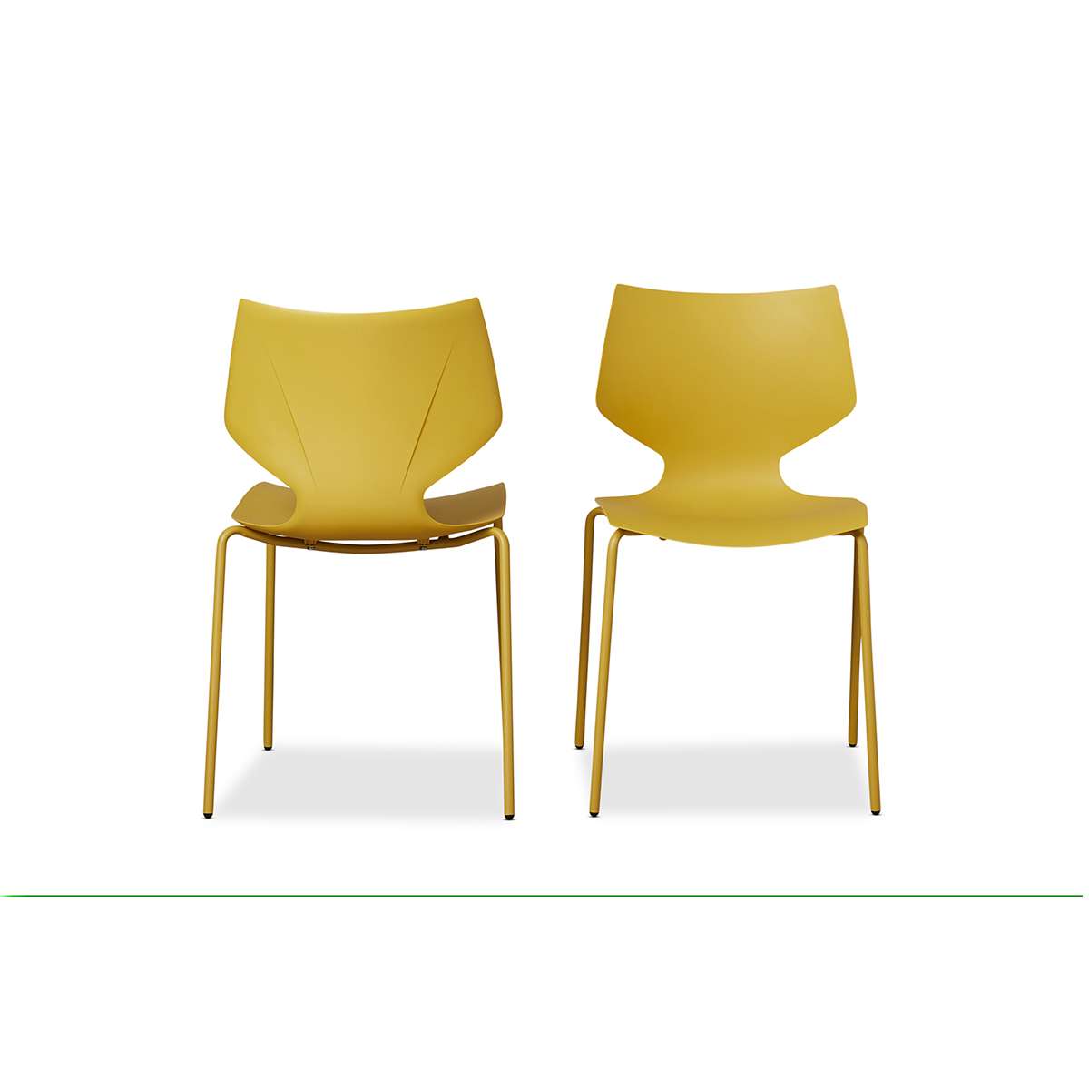 Pia Dining Chair - Set of 2 - Marigold