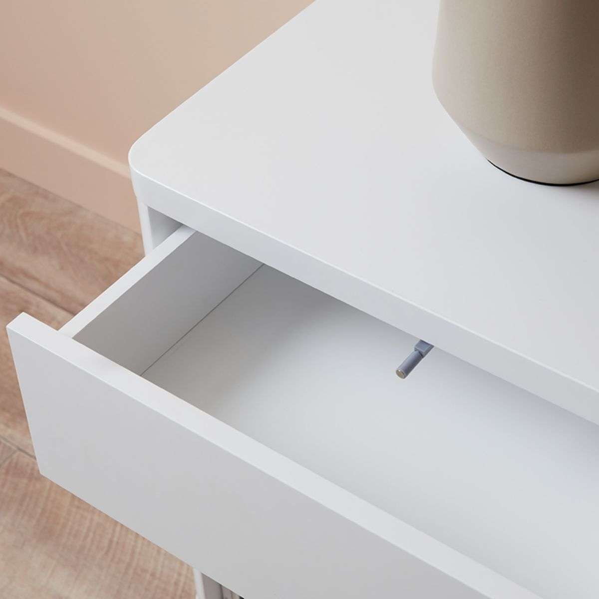 Oslo Bedside Table - White